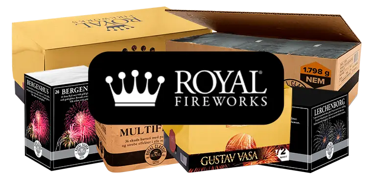 Royal Fireworks – se fyrværkeri-videoer fra Royal Fireworks