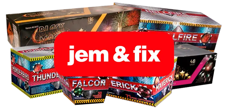 Jem & Fix fyrværkeri-videoer